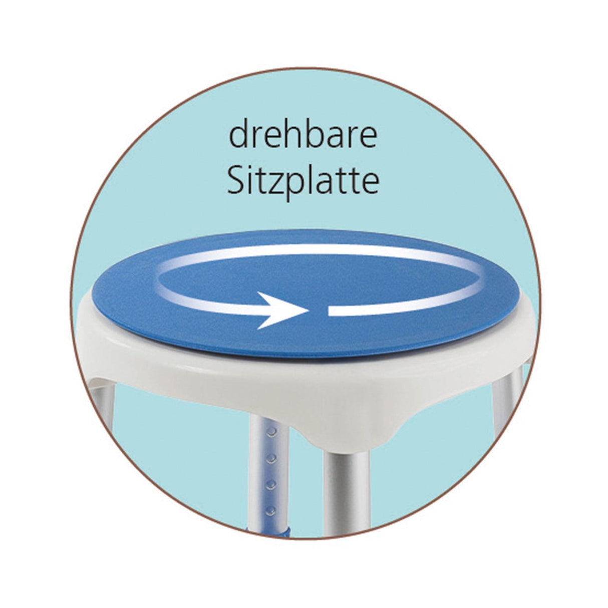 Sundo Duschhocker mit Drehsitz