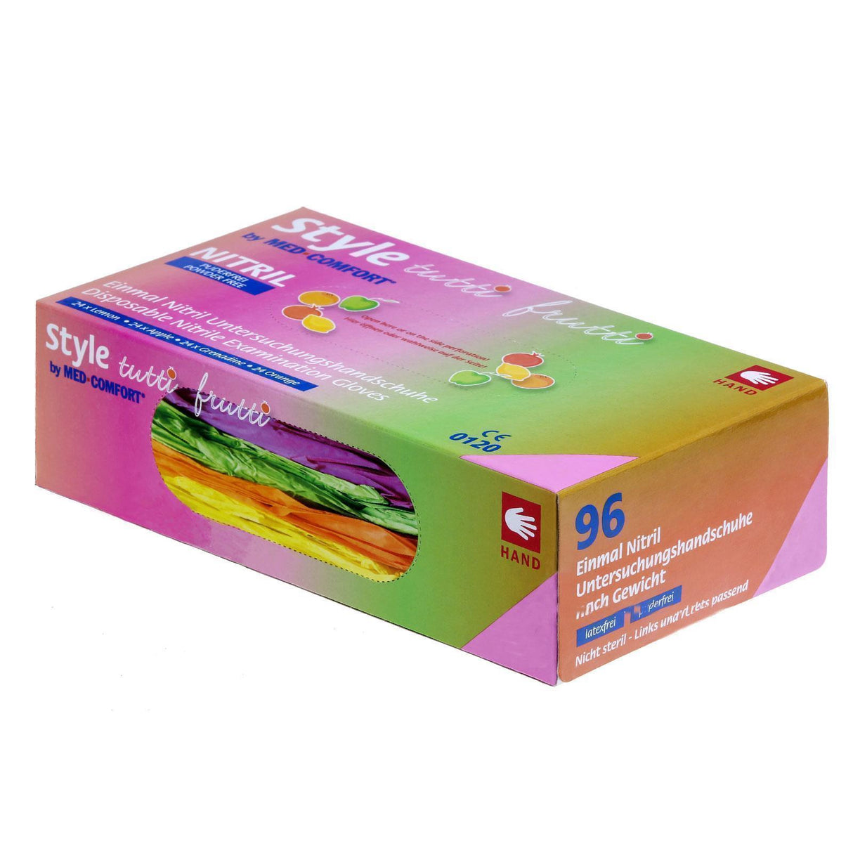 AMPri StyleTutti Frutti Nitrilhandschuhe bunt 96 Stück