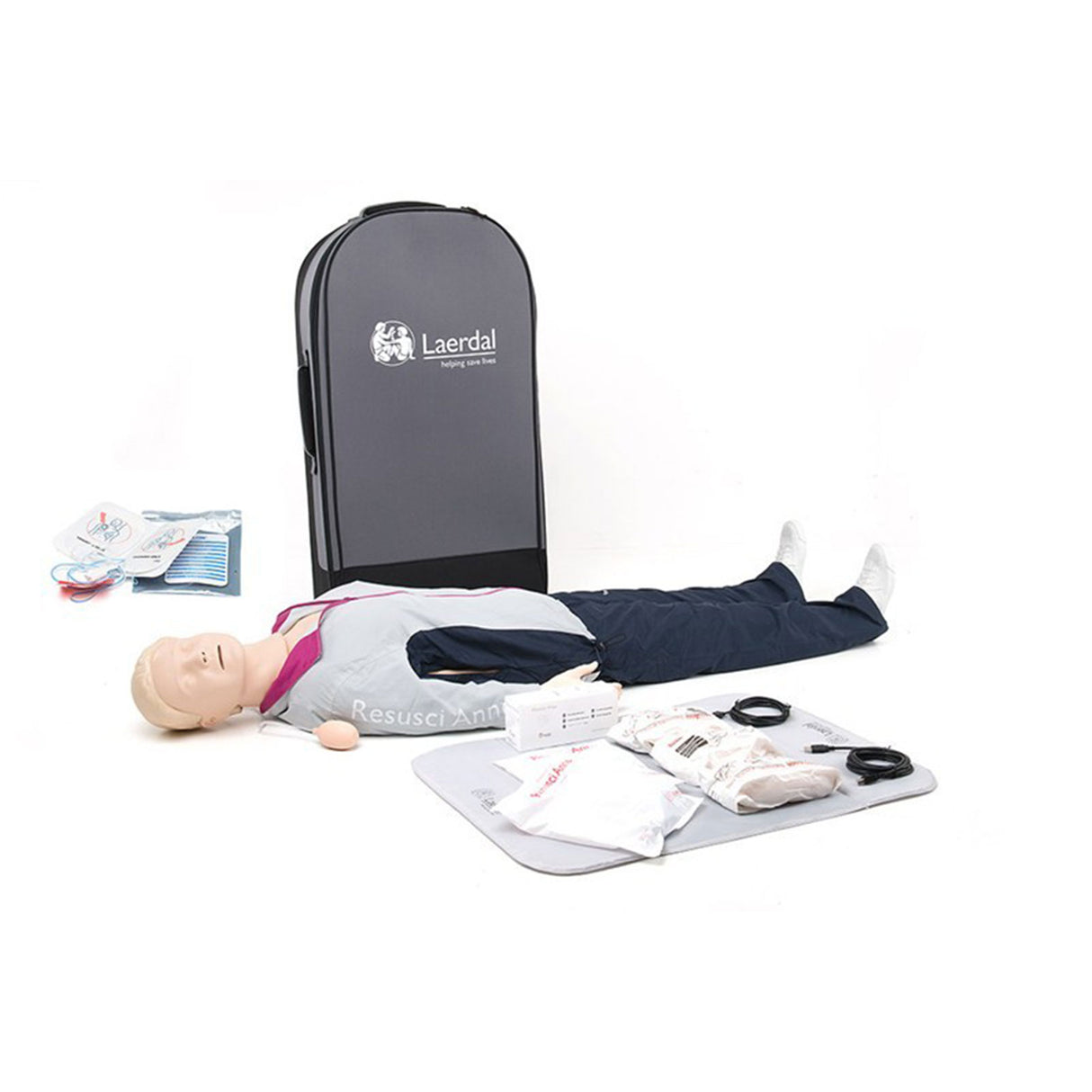 Laerdal Resusci Anne First Aid Ganzkörpermodell mit Koffer