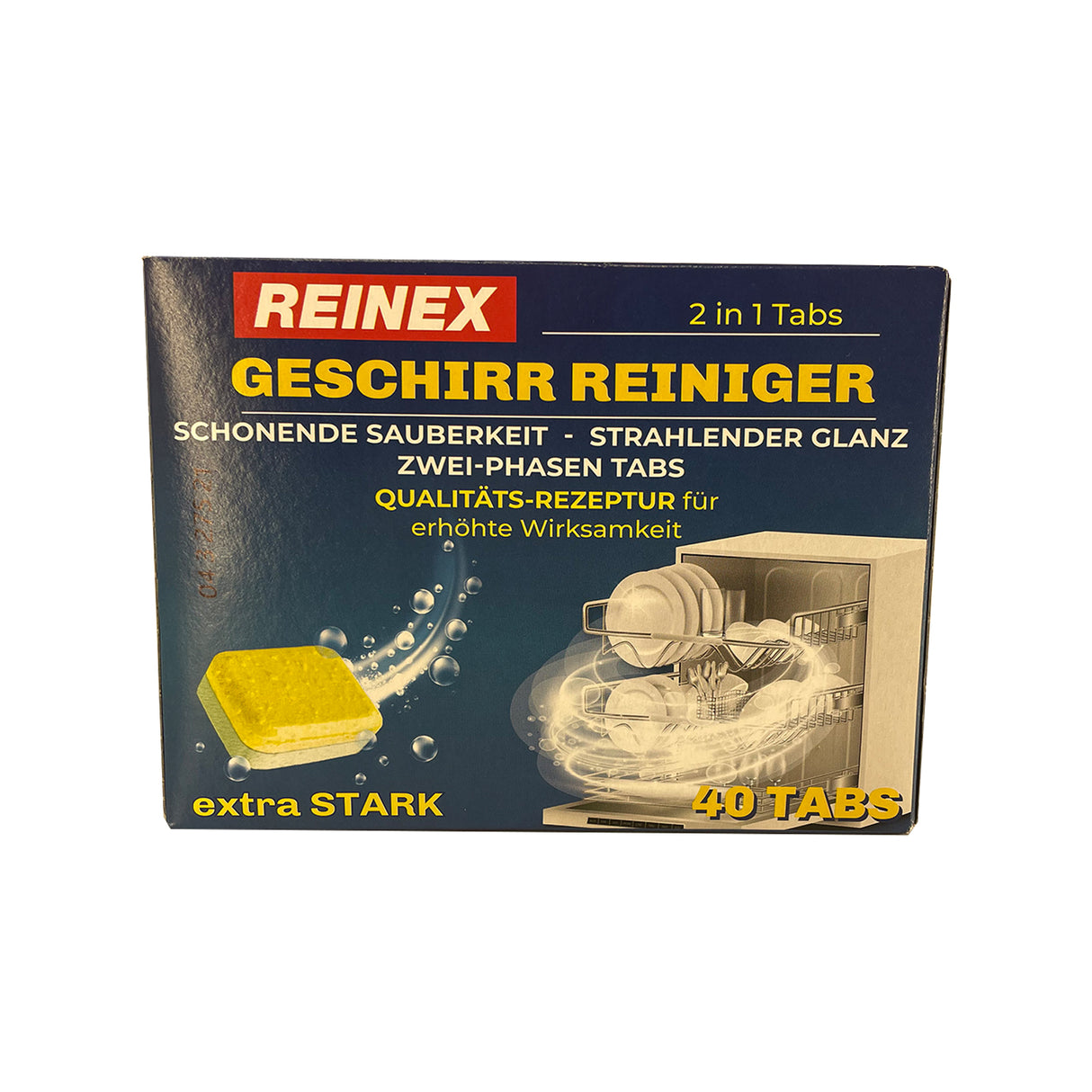 Reinex Spülmaschinen Tabs 2-Phasen 40 Stück á 18 g
