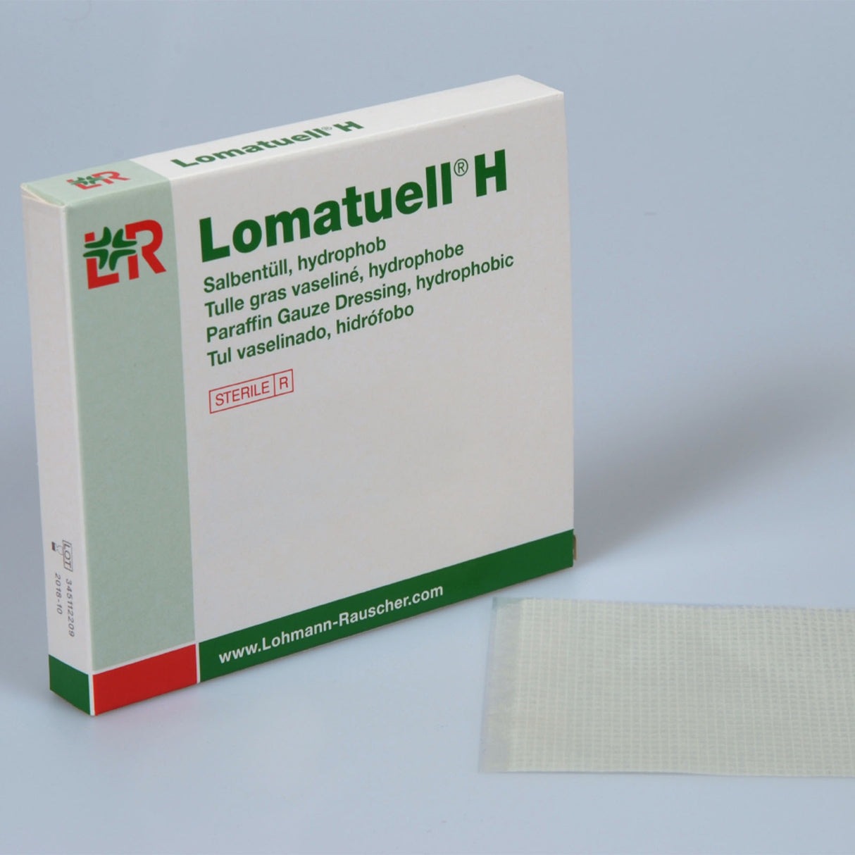 Lohmann Rauscher Lomatuell H Salbentüll, hydrophob steril 10 Stück