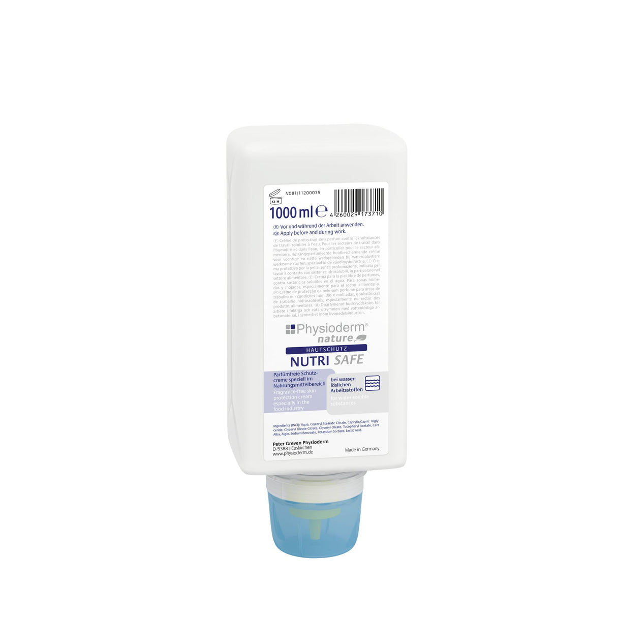 CWS Nutri Safe Hautschutzsalbe, HACCP-konform, ohne Duftstoffe, für den Lebensmittelbereich