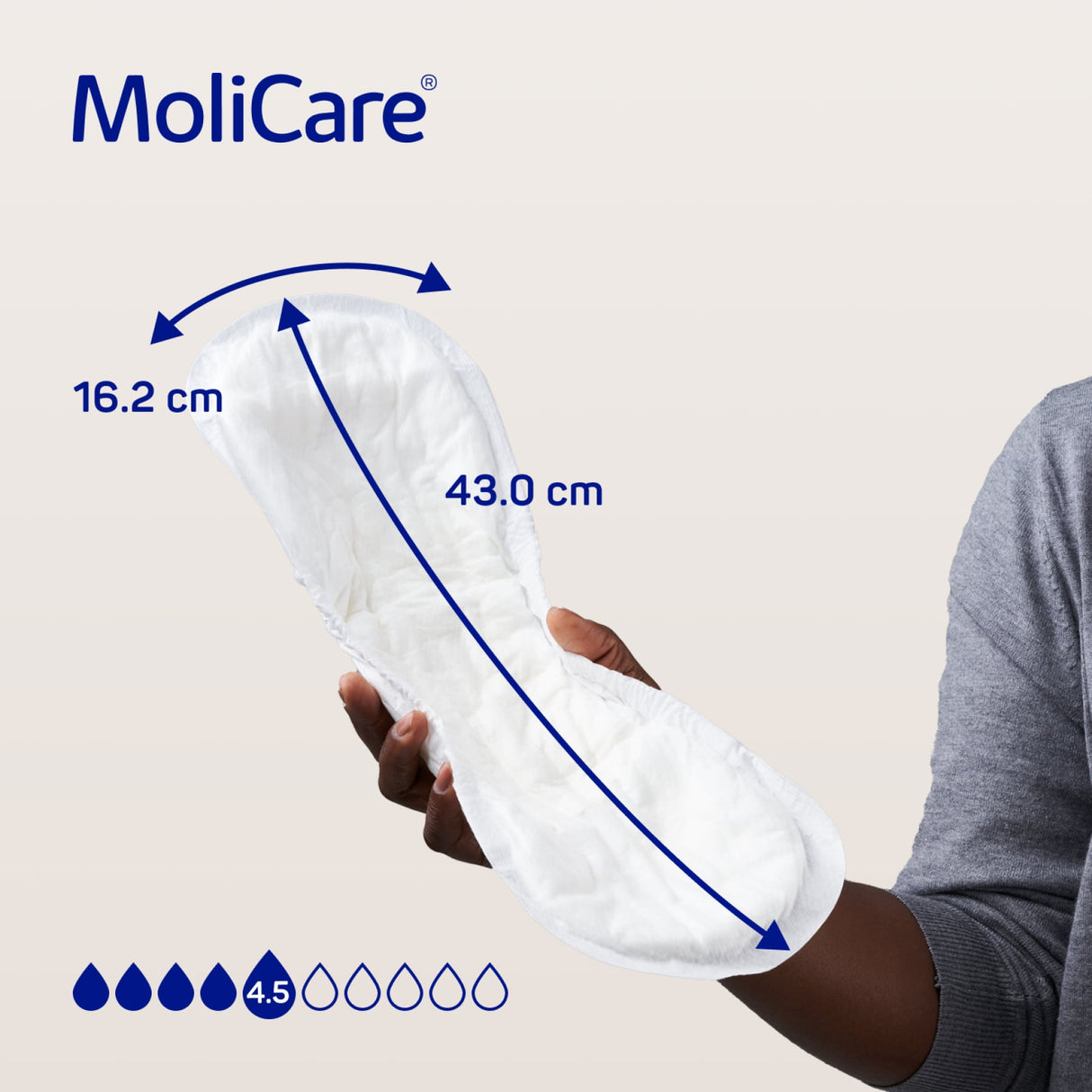 Hartmann MoliCare Premium lady pad 4,5 Tropfen Inkontinenzeinlagen (14 Stck.) – Ansicht 5