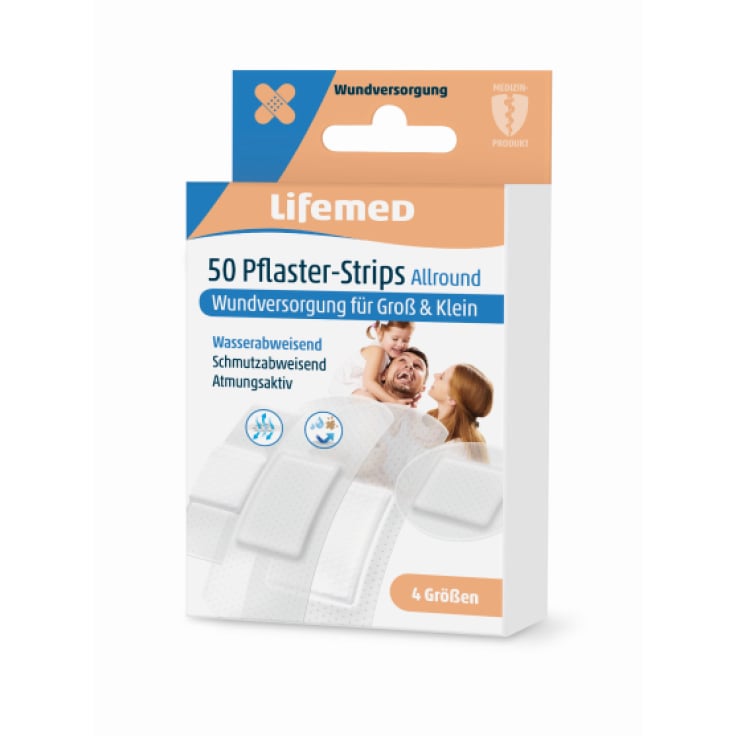 Lifemed Allround Pflaster Strips halbtransparent Wundversorgung
