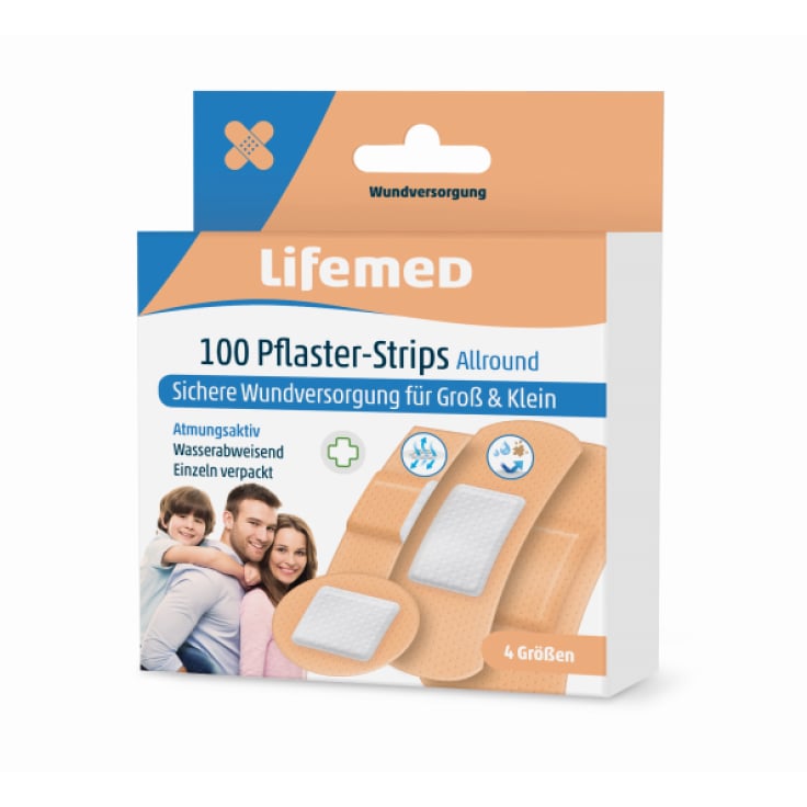 Lifemed Allround Pflaster Strips schmutzabweisend