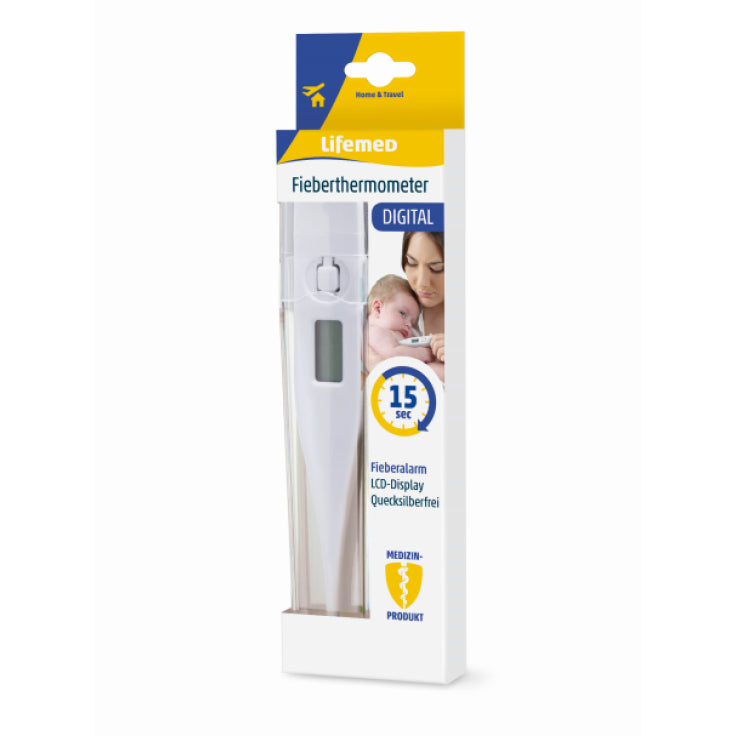 Lifemed DIGITAL Fieberthermometer präzise Temperaturmessung inkl. Batterie
