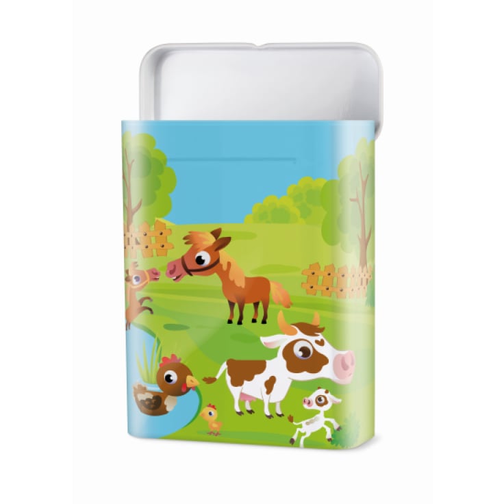 Lifemed Pflaster Strips Box kindgerechte Designs - 5,6 cm x 1,9 cm