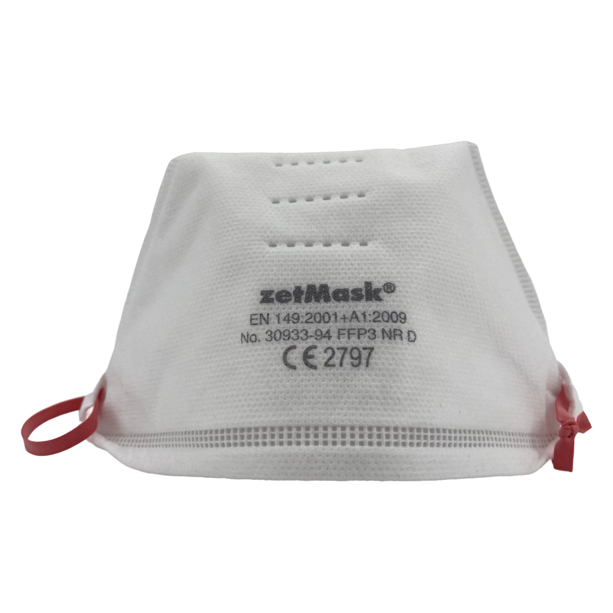 zetMask FFP3 Feinstaubfiltermaske ohne Ausatemventil, mit gepolstertem Nasenbereich – Ansicht 5