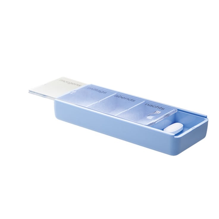 Lifemed Tabletten Komplett Set Medikamentenspender – 1 Set blau
