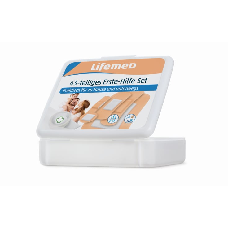 Lifemed Erste Hilfe Set Notfallversorgung - 43-teilig