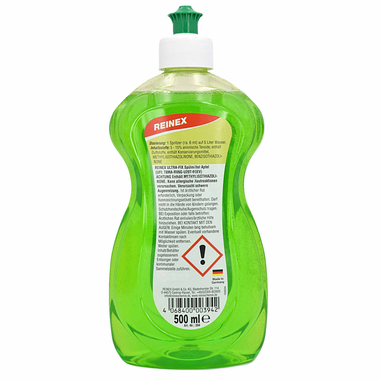 Reinex Ultra-Fix Spülmittel – starker Fettlöser, hautschonend und glanzklar – Ansicht 2