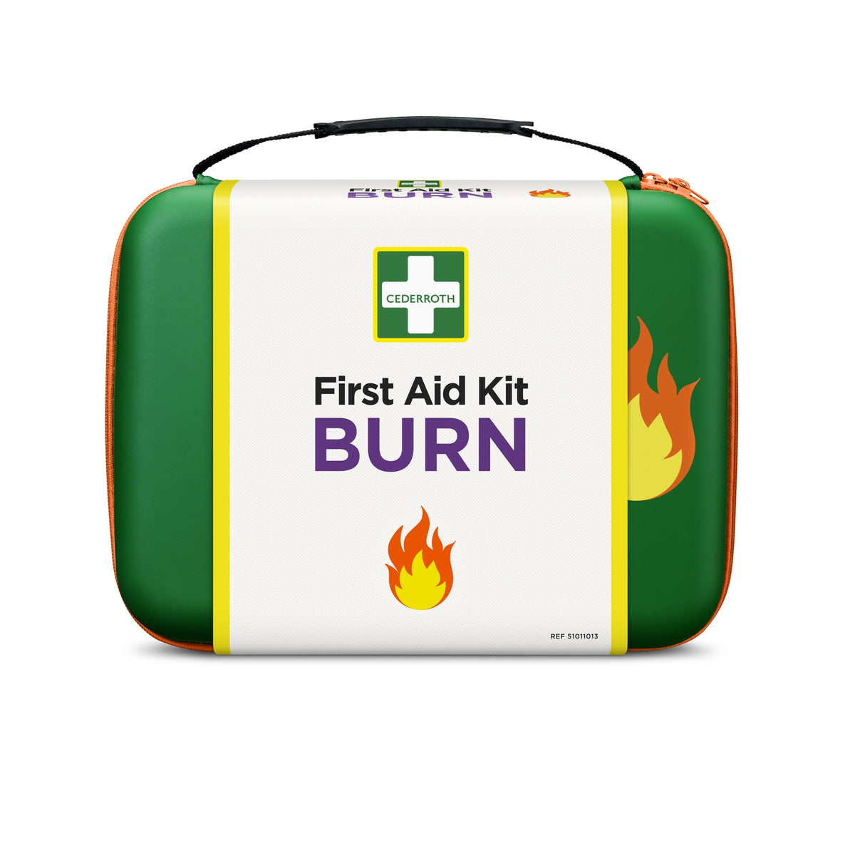 Cederroth Erste-Hilfe-Koffer First Aid Burn Kid für Brandwunden, robust mit rutschfestem Griff