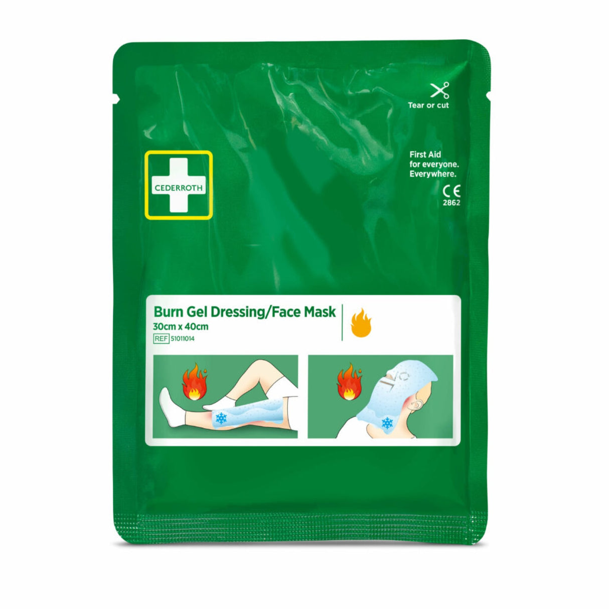 Cederroth Burn Gel Dressing Verbrennungskompresse/Gesichtsmaske, 30 x 40 cm