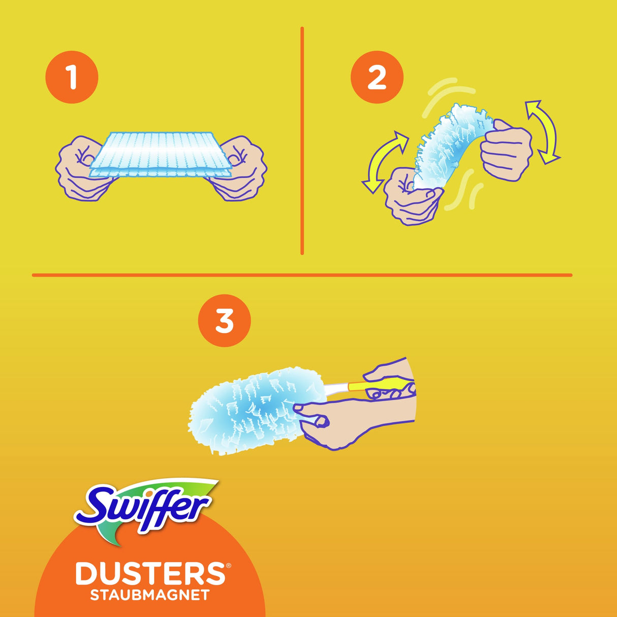 Swiffer Duster Kit Staubmagnet, Staubwedel mit Staubfang-Technologie – Ansicht 10