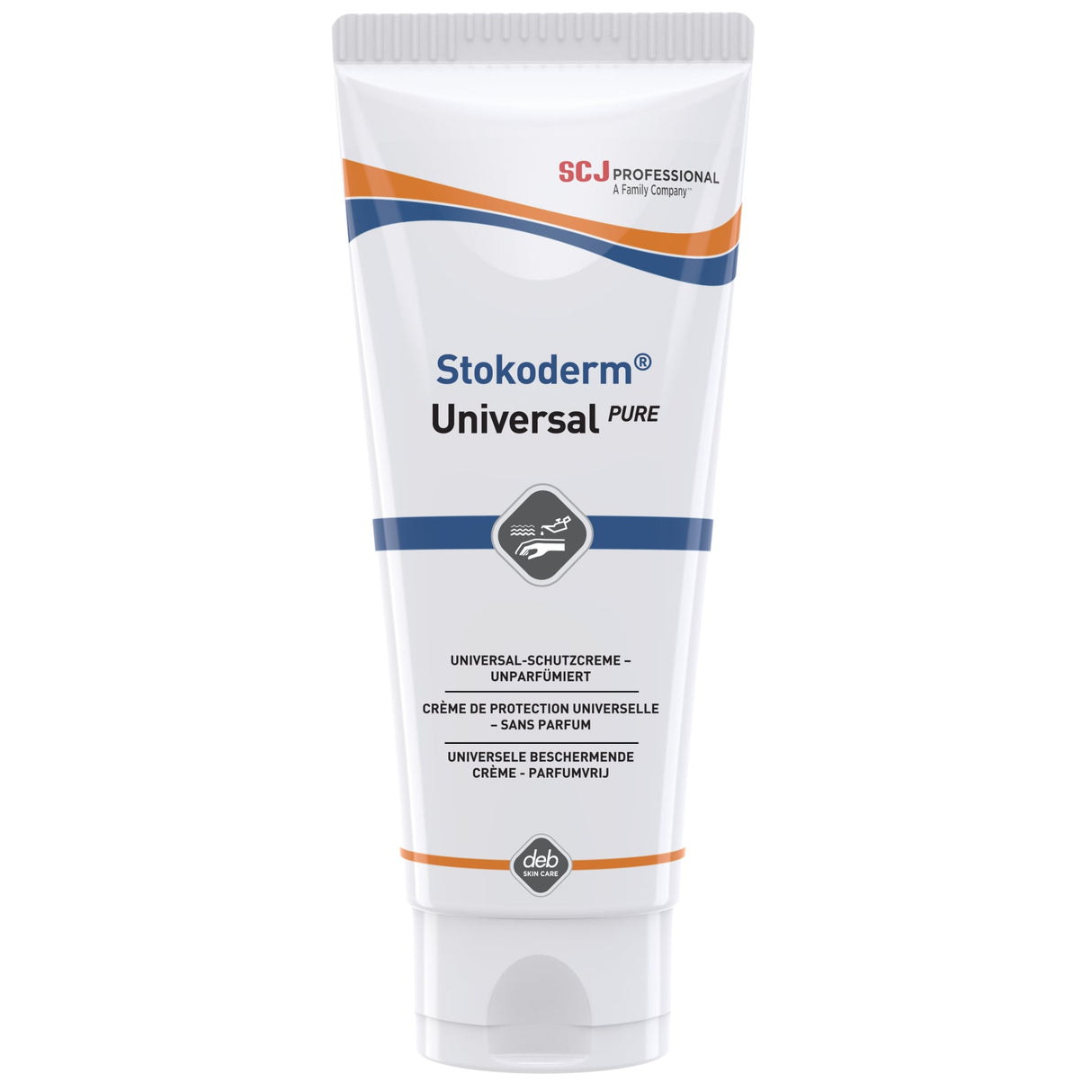 Stokoderm UNIVERSAL PURE Hautschutzcreme, silikonfrei – Dreifachschutz unter Handschuhen – Ansicht 3