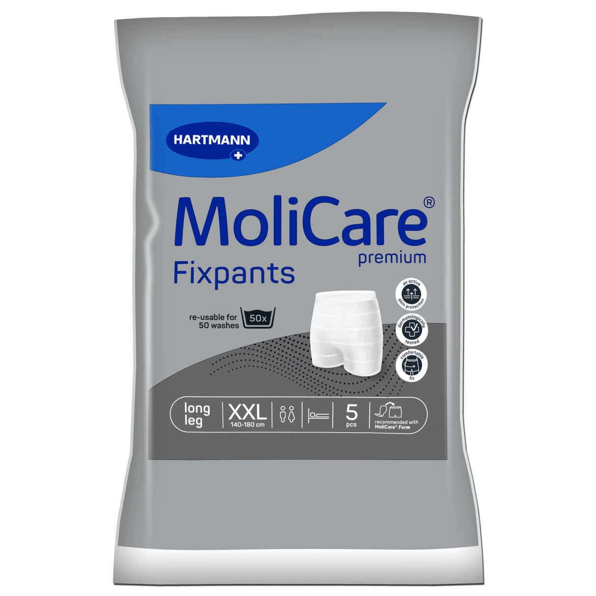 MoliCare Premium Fixpants long leg Fixierhosen Groesse XXL