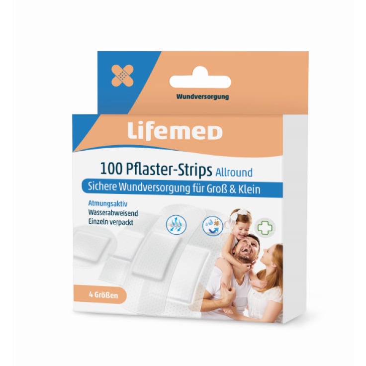 Lifemed Allround Pflaster Strips halbtransparent Wundversorgung