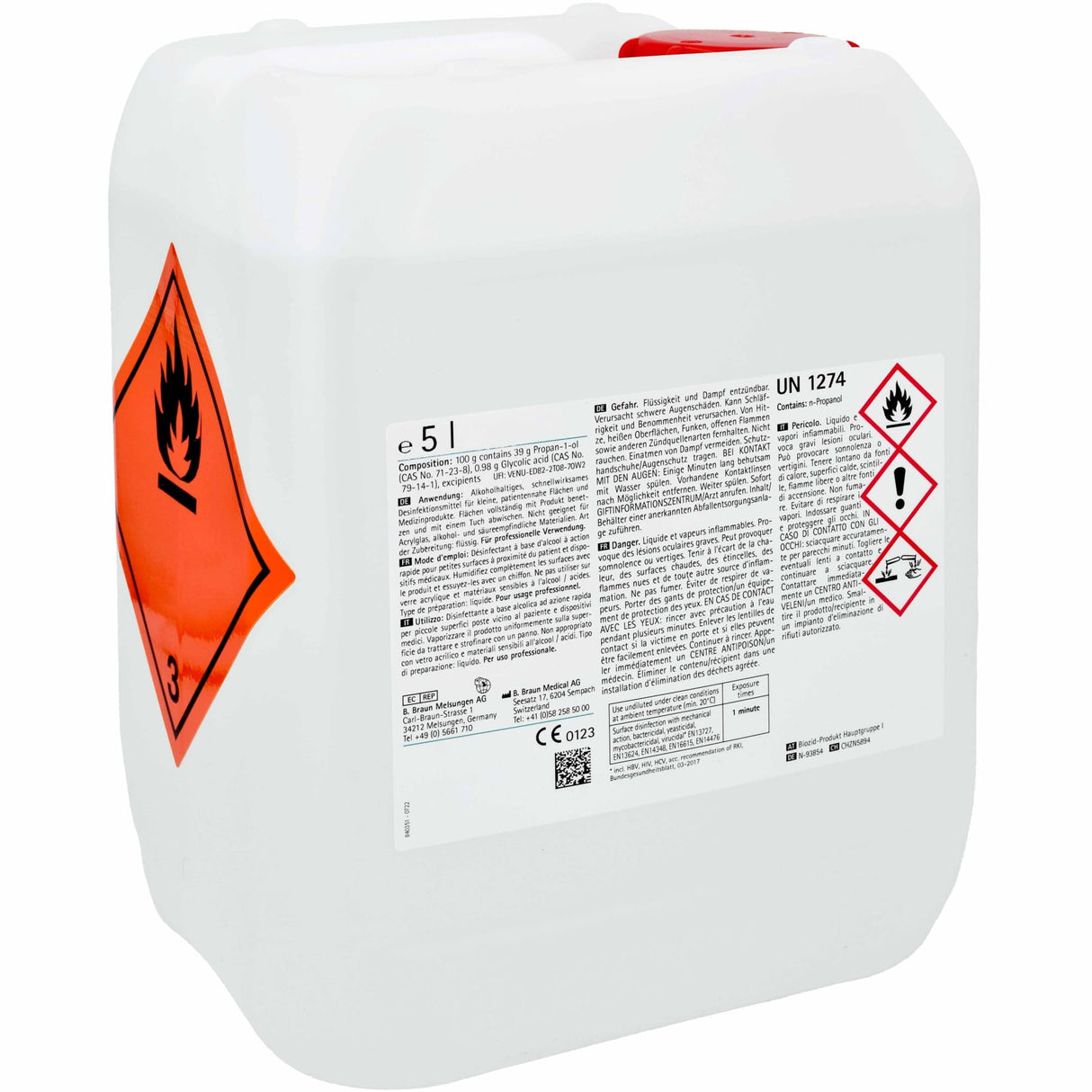 B. Braun Meliseptol acute Flächendesinfektionsmittel, parfümfrei – Ansicht 10
