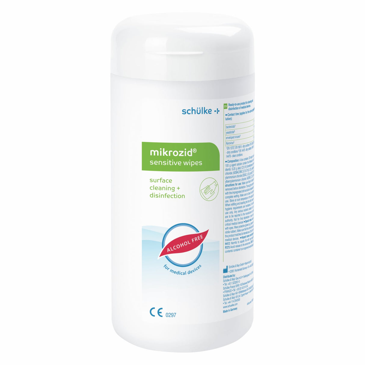 Schülke mikrozid sensitive wipes Desinfektionstücher – für empfindliche Materialien – Ansicht 4