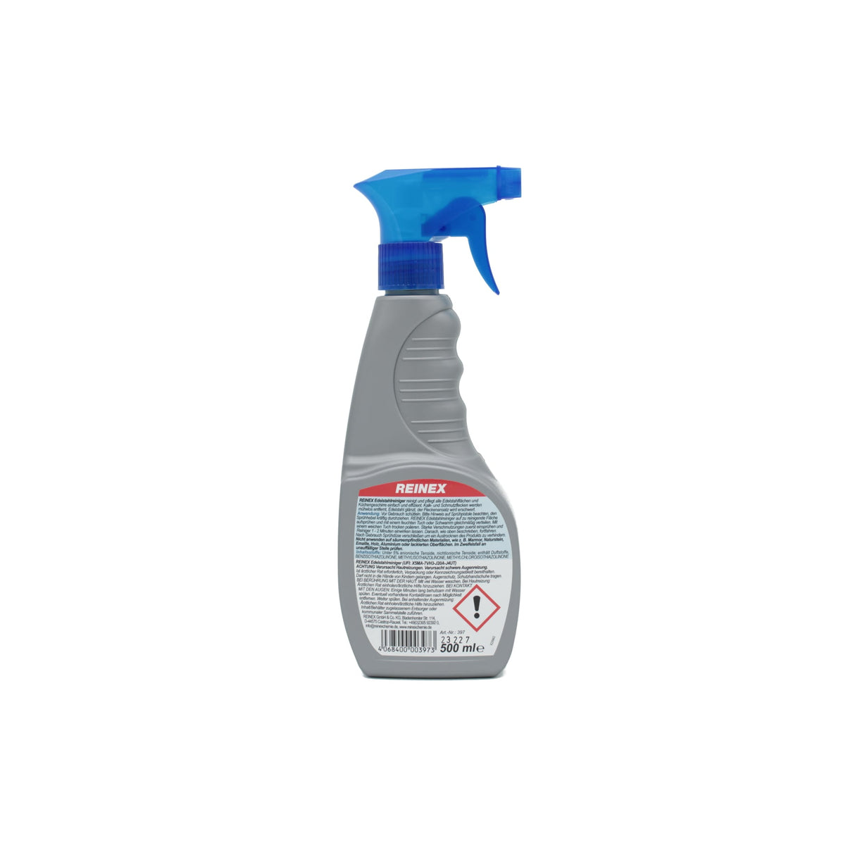 Reinex Edelstahlreiniger mit Sprühpistole, gebrauchsfertig – reinigt und pflegt – Ansicht 2
