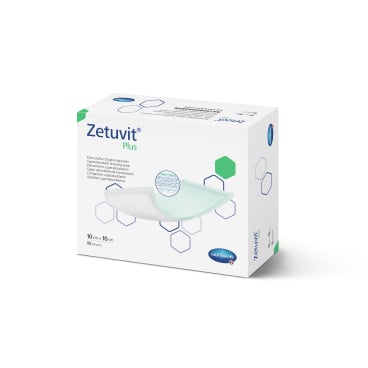 Zetuvit Plus Wundauflage 10 x 10 cm, saugstark, steril - Karton