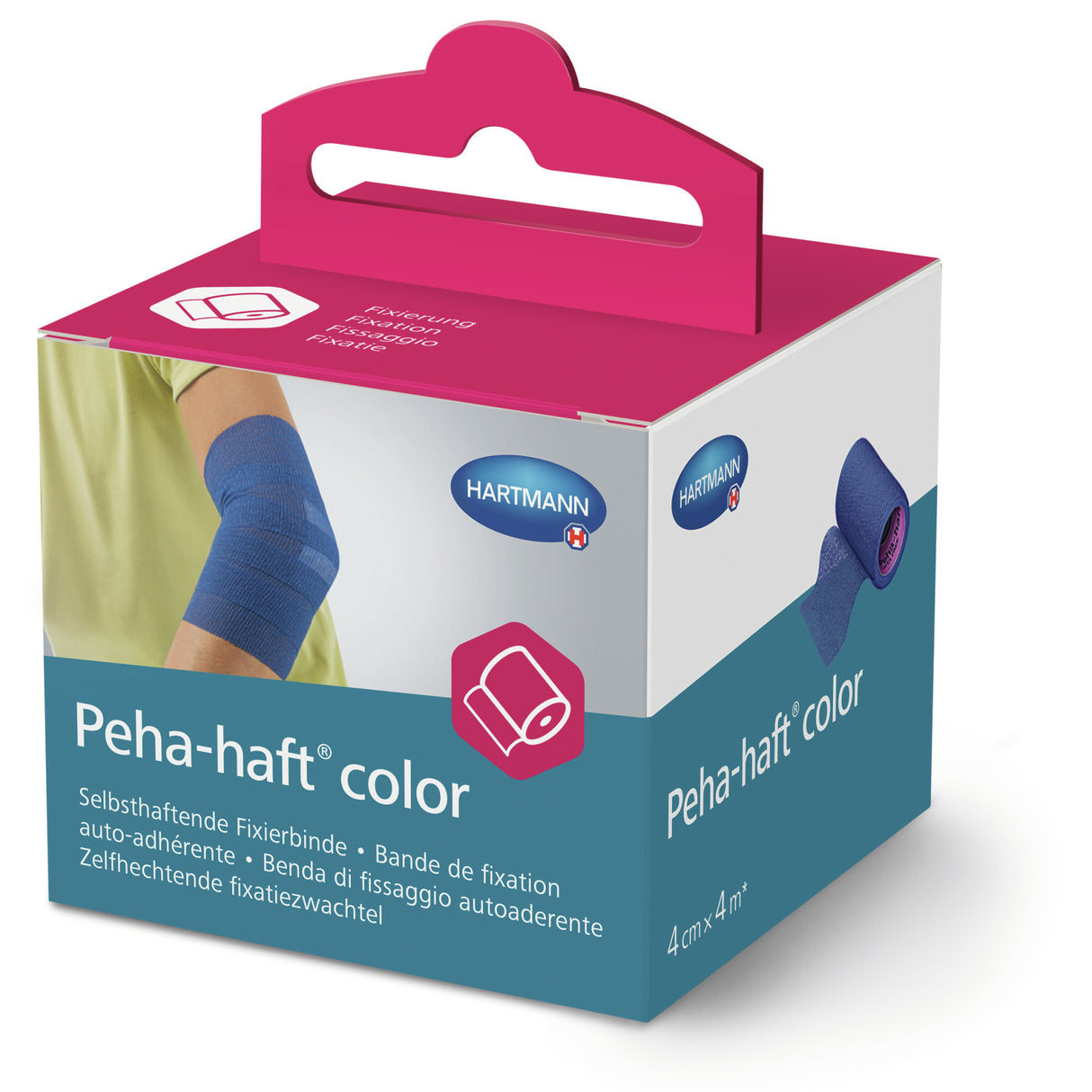 Hartmann Peha-haft Fixierbinde 4 cm x 4 m, selbsthaftend, latexfrei