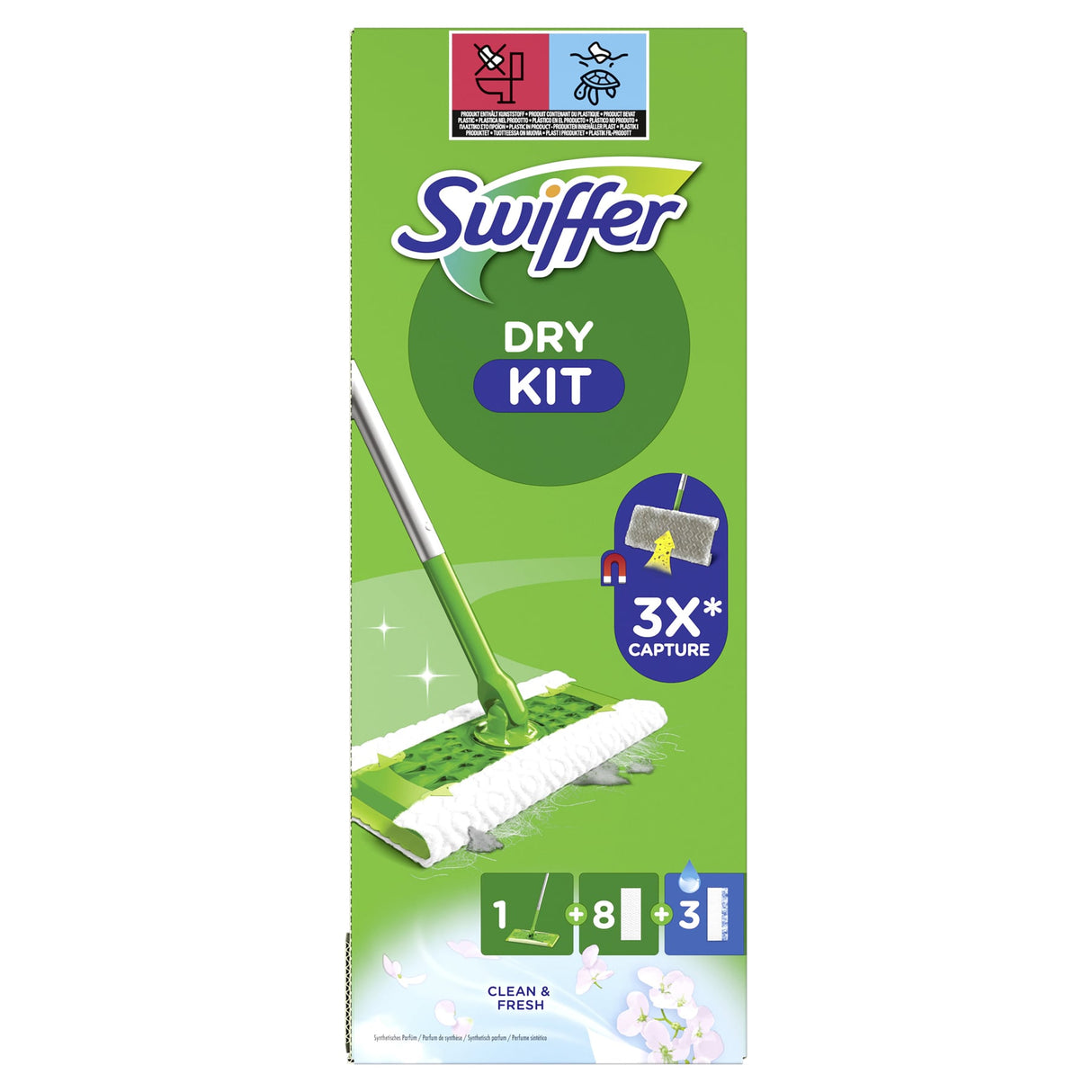 Swiffer Bodenwischer Systemstarter-Set für trockene und feuchte Reinigung – Ansicht 2