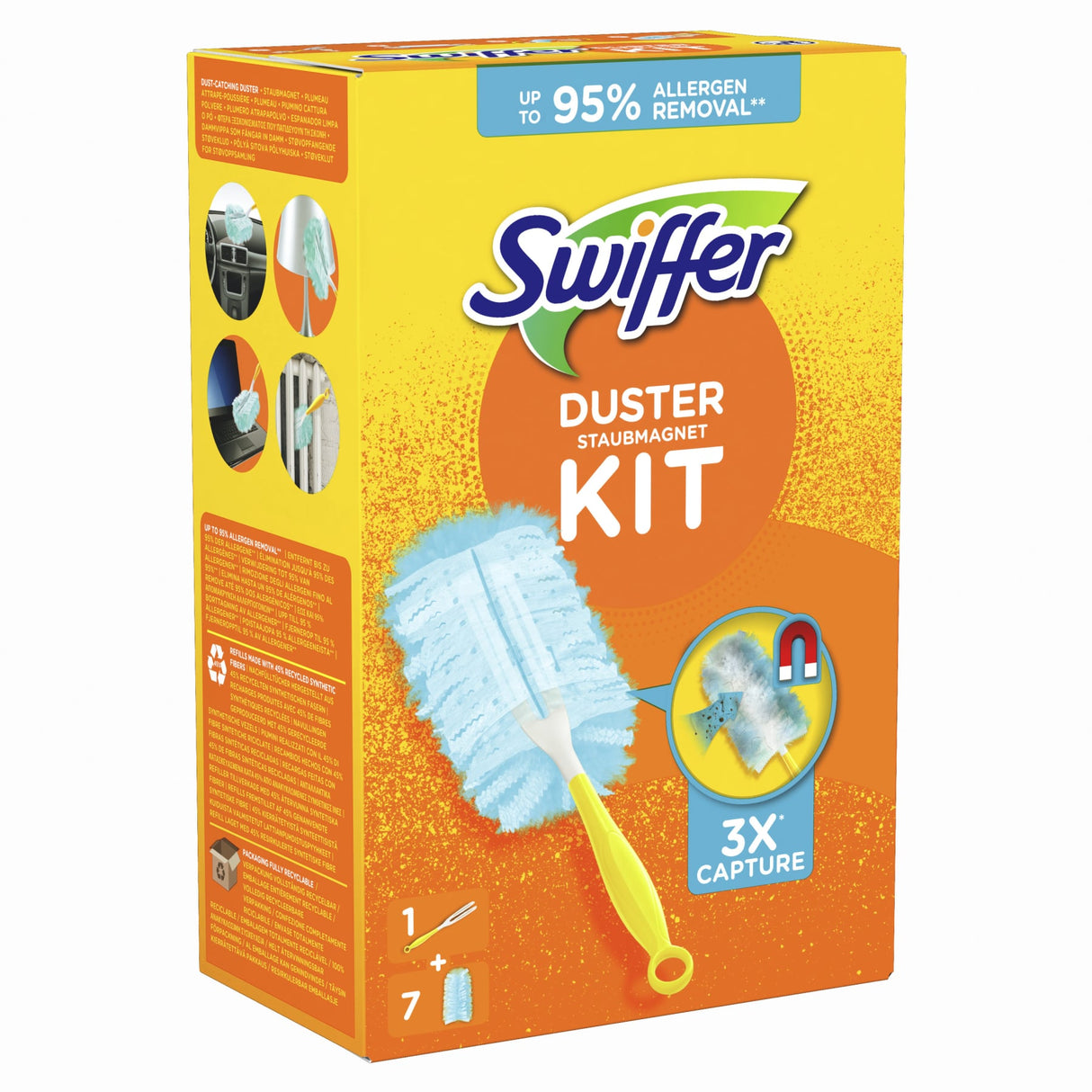 Swiffer Duster Kit Staubmagnet, Staubwedel mit Staubfang-Technologie – Ansicht 12