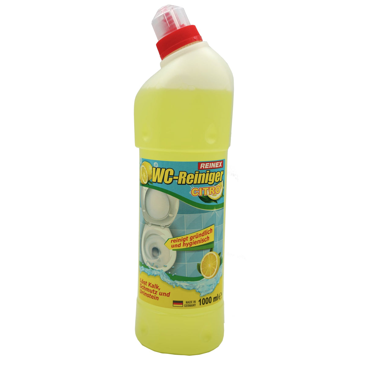 Reinex WC-Reiniger Citro – starke Reinigungsleistung mit Citrusduft und Dosierflasche
