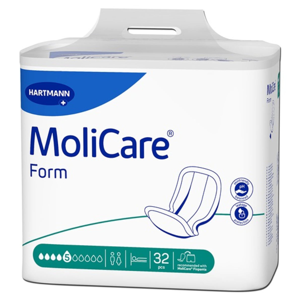 Hartmann MoliCare Form Inkontinenzvorlage, 5 Tropfen – Ansicht 1