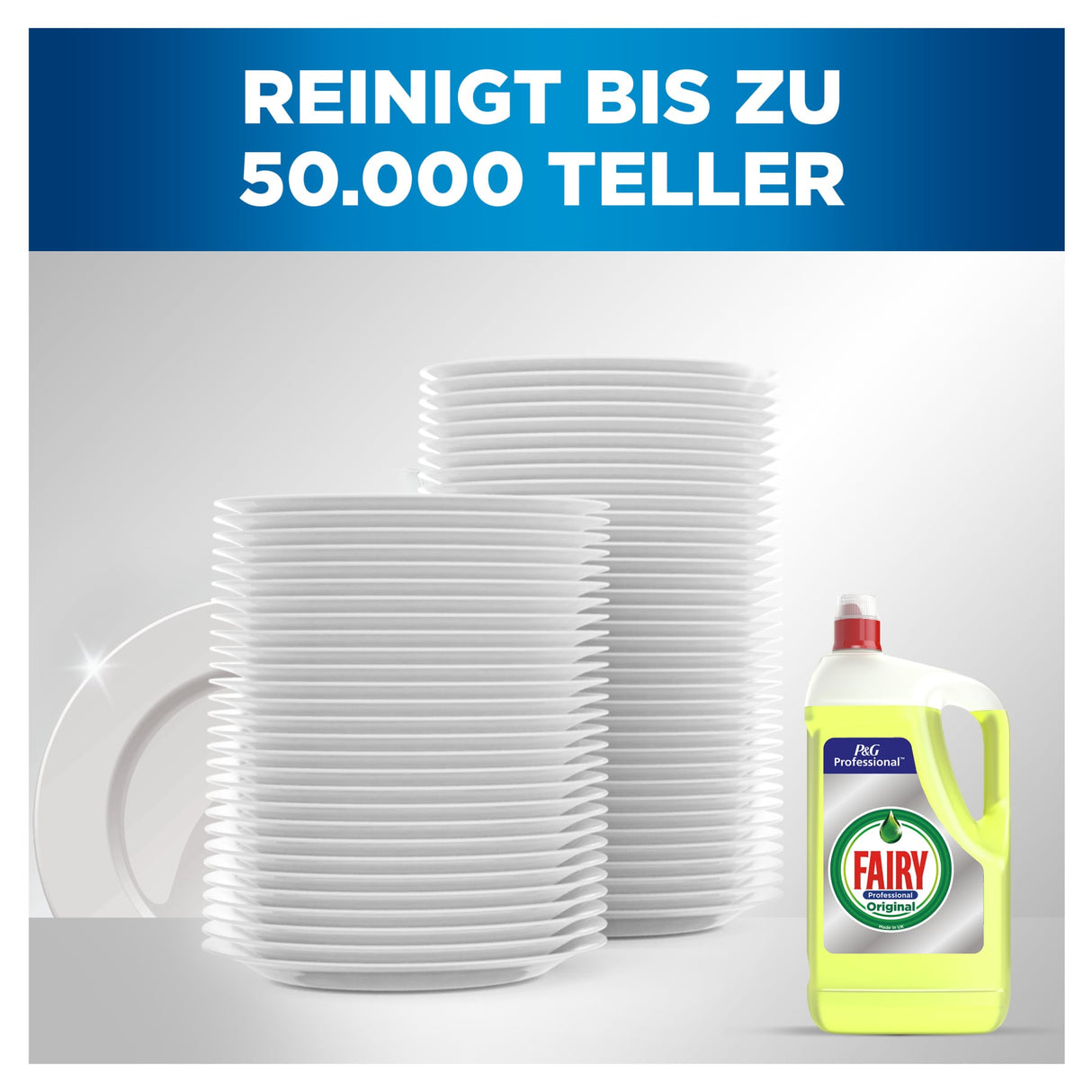 Fairy Professional Handgeschirrspülmittel, Lemon – konzentrierte Formel mit Ultra-Glanz – Ansicht 6