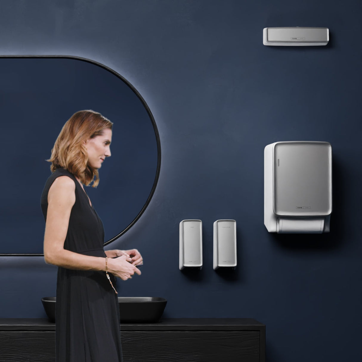 CWS PureLine AirBar Duftspender, elektrisch mit DUO-Kartuschensystem und 4 Intensitätsstufen – Ansicht 5