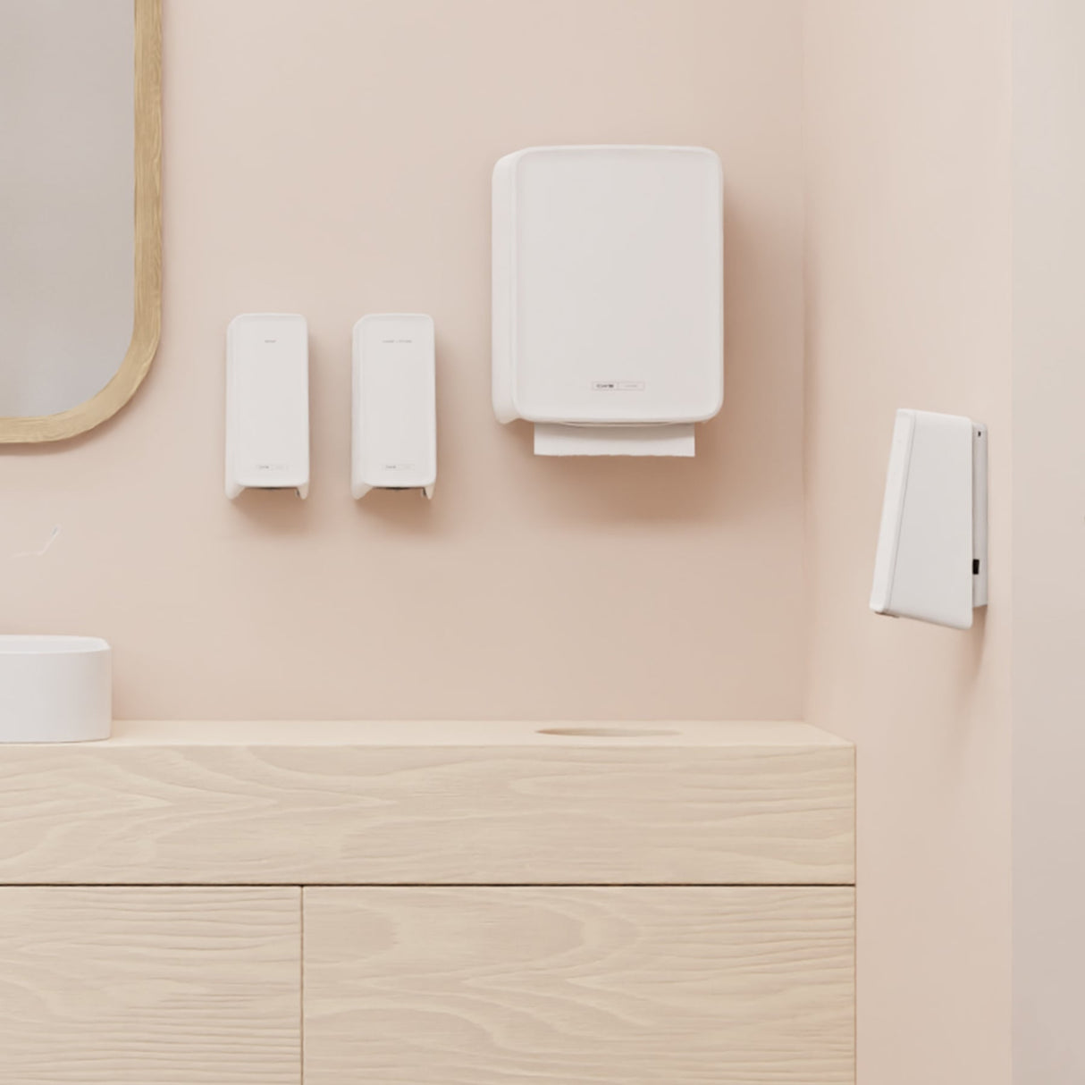 CWS PureLine NT Hybrid Rollenpapierspender, elektrisch, berührungslos – Ansicht 4