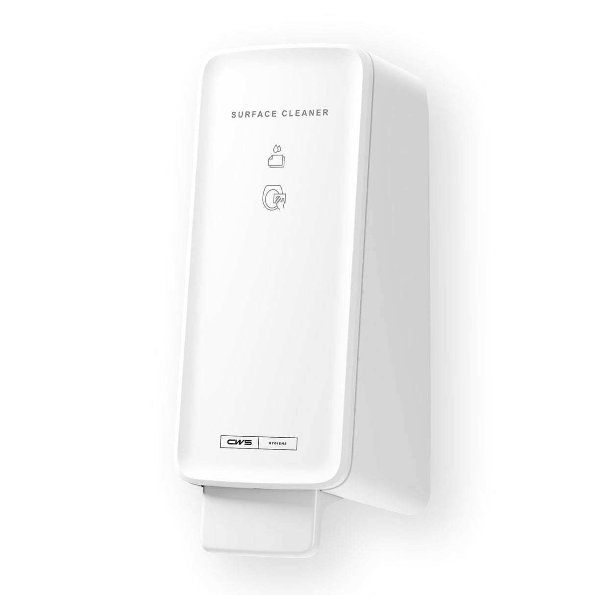 CWS PureLine Toiletten-Flächendesinfektionsspender, mechanisch, einhändig – Ansicht 3