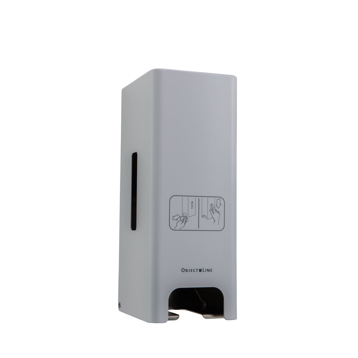 CWS ObjectLine Toilettenpapierspender für 2 Rollen, Edelstahl, mit Zylinderschloss – Ansicht 6