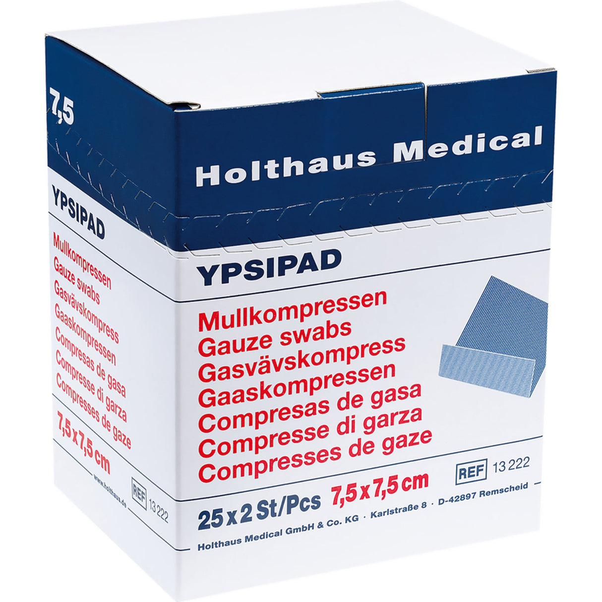 Holthaus Medical YPSIPAD Mullkompresse DIN EN 14079, steril – Ansicht 2