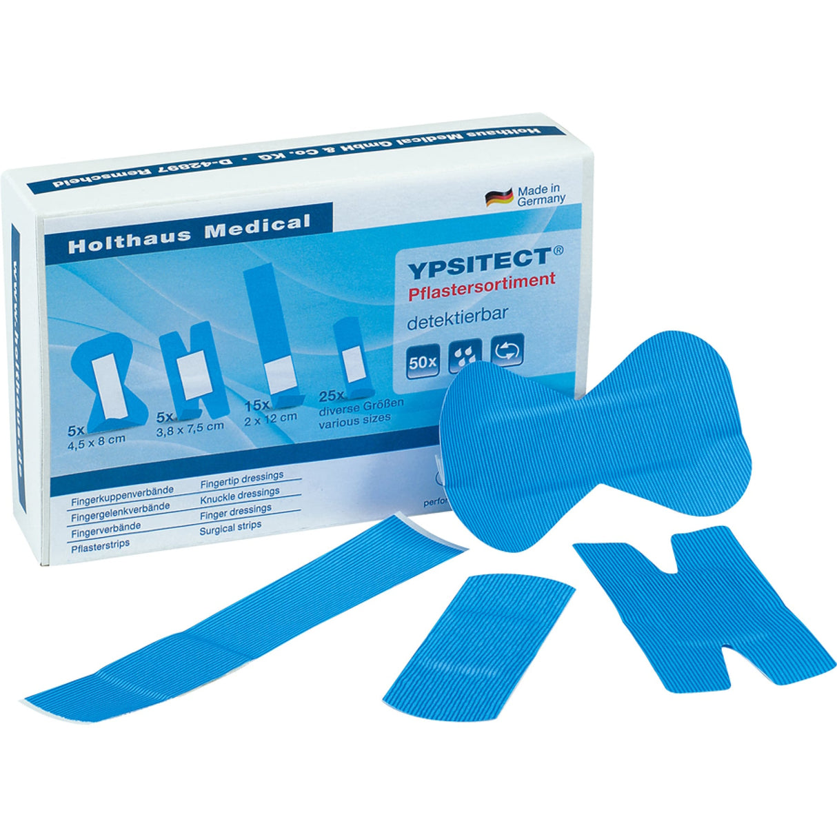Holthaus Medical YPSITECT Pflastersortiment, magnetisch detektierbar