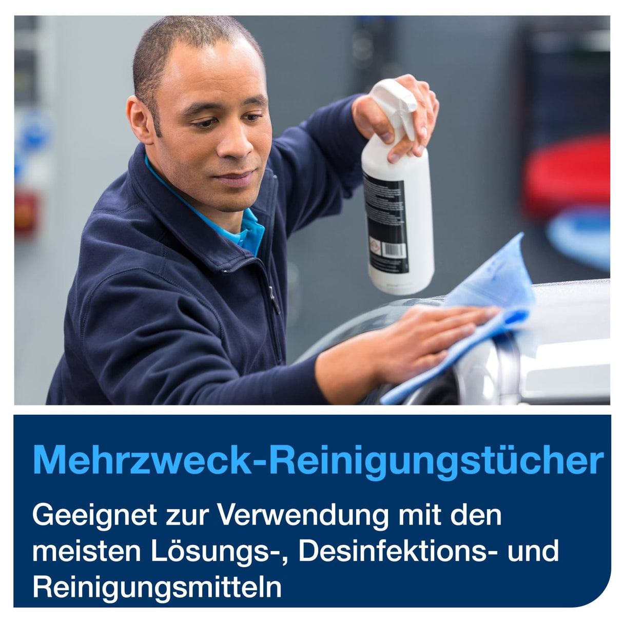 Tork Reinigungstücher W4, langlebig, 1-lagig, fusselarm – Ansicht 4