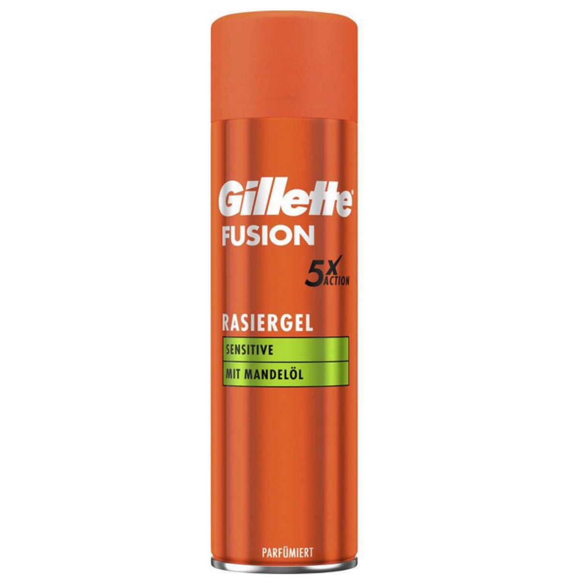 Gillette Fusion5 Sensitive Rasiergel mit Mandelöl, dermatologisch getestet