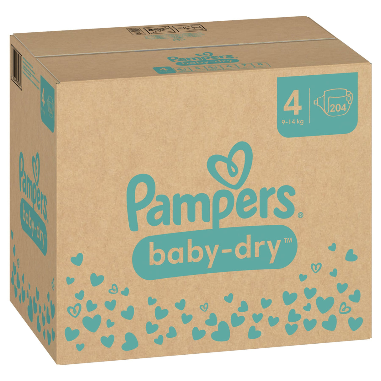 Pampers Baby Dry Windeln Größe 4 Maxi, 9-14 kg – extra Trockenheitslage – Ansicht 6