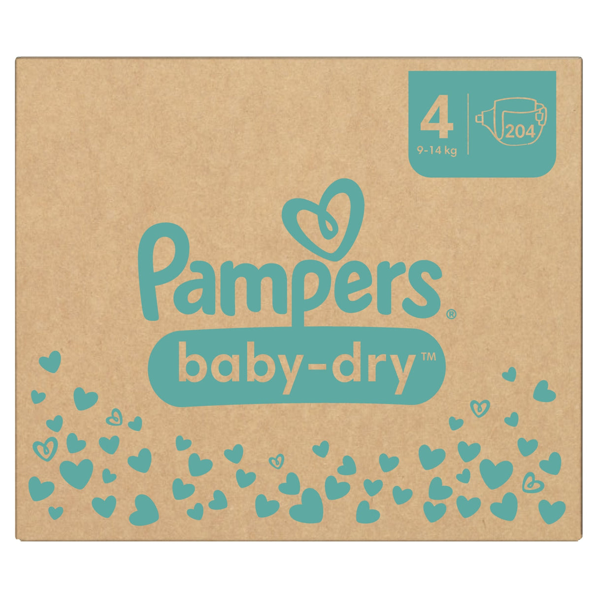 Pampers Baby Dry Windeln Größe 4 Maxi, 9-14 kg – extra Trockenheitslage – Ansicht 7