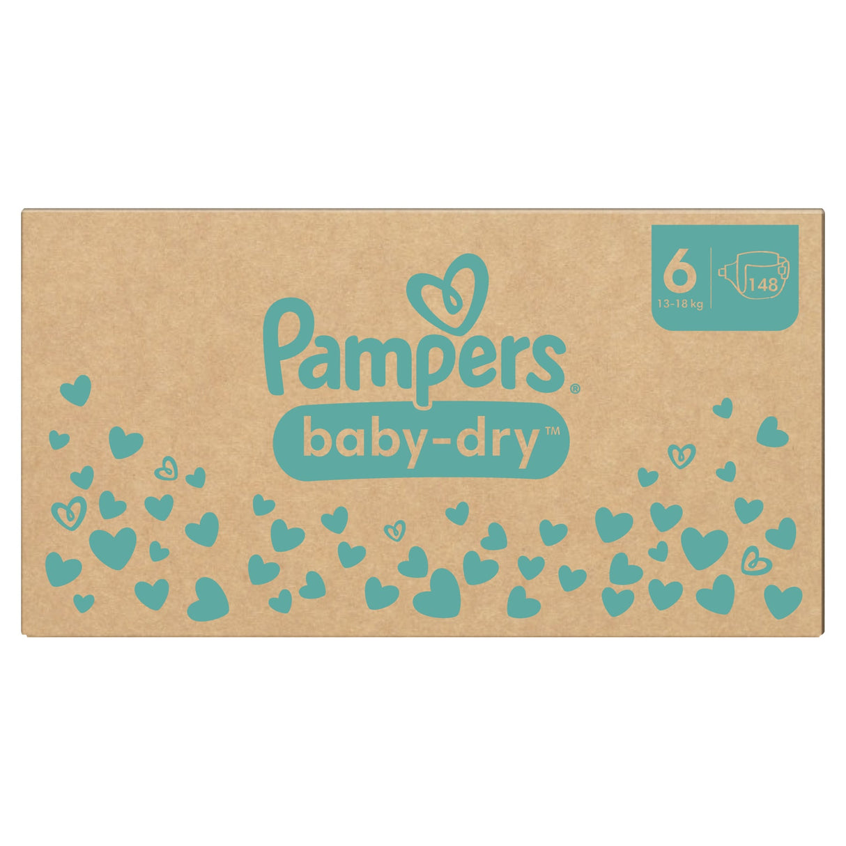 Pampers Baby Dry Windeln Größe 6 Extra Large, 13-18 kg – 3-fach-Schutz-System – Ansicht 7