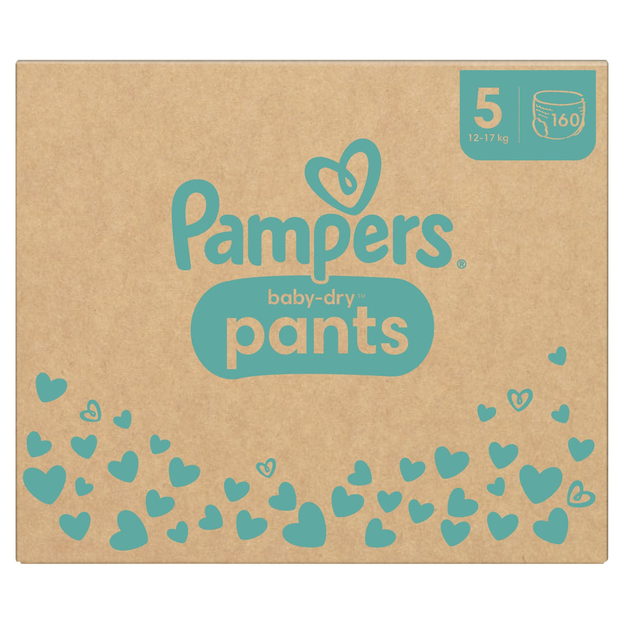 Pampers Baby Dry Pants Höschenwindeln Größe 5 Junior, 12-17 kg – verstärkte Sicherheitsbündchen – Ansicht 2