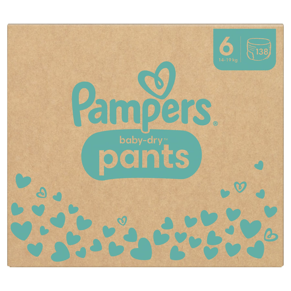 Pampers Baby Dry Pants Höschenwindeln Größe 6 Extra Large, 14-19 kg – verstärkte Sicherheitsbündchen – Ansicht 2