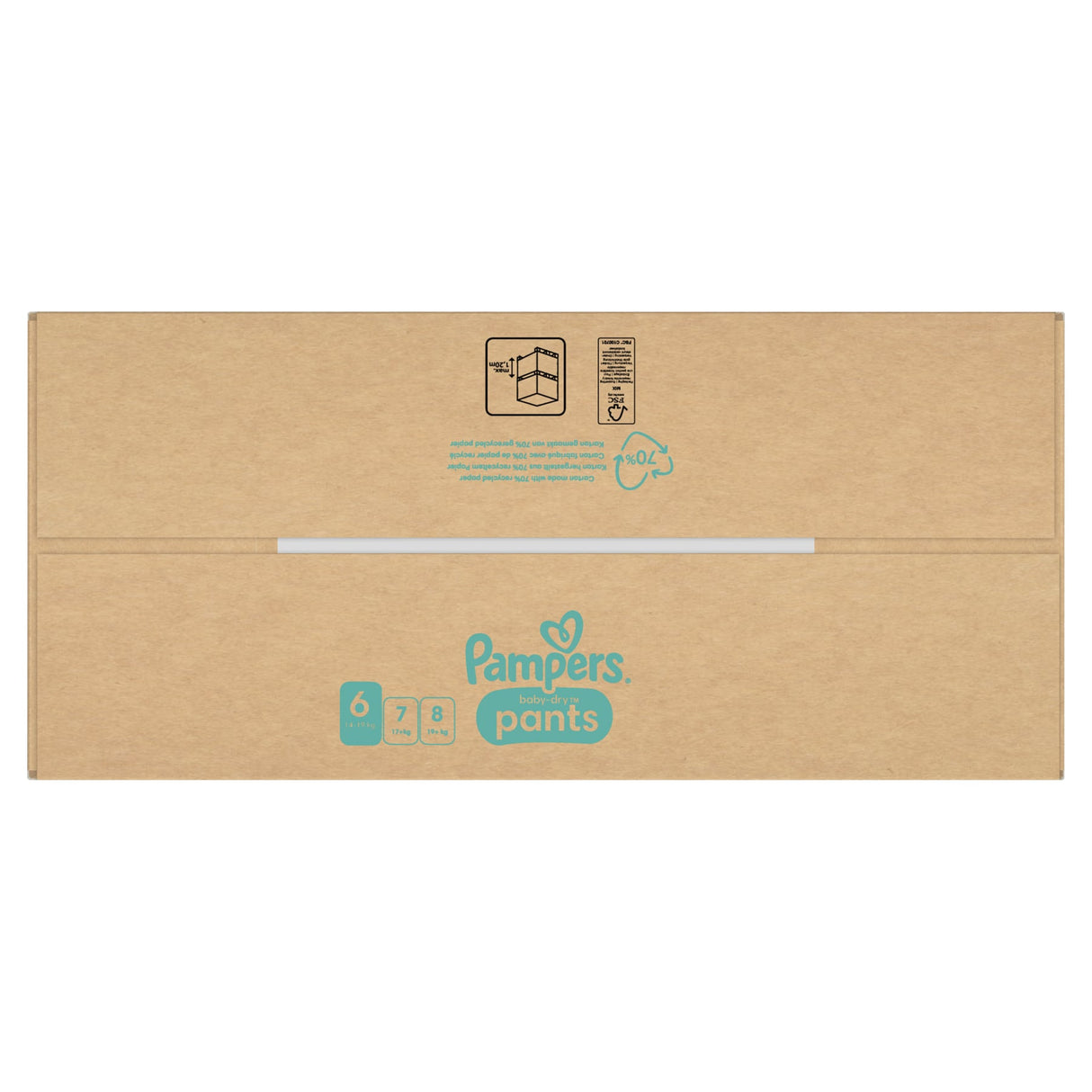 Pampers Baby Dry Pants Höschenwindeln Größe 6 Extra Large, 14-19 kg – verstärkte Sicherheitsbündchen – Ansicht 4