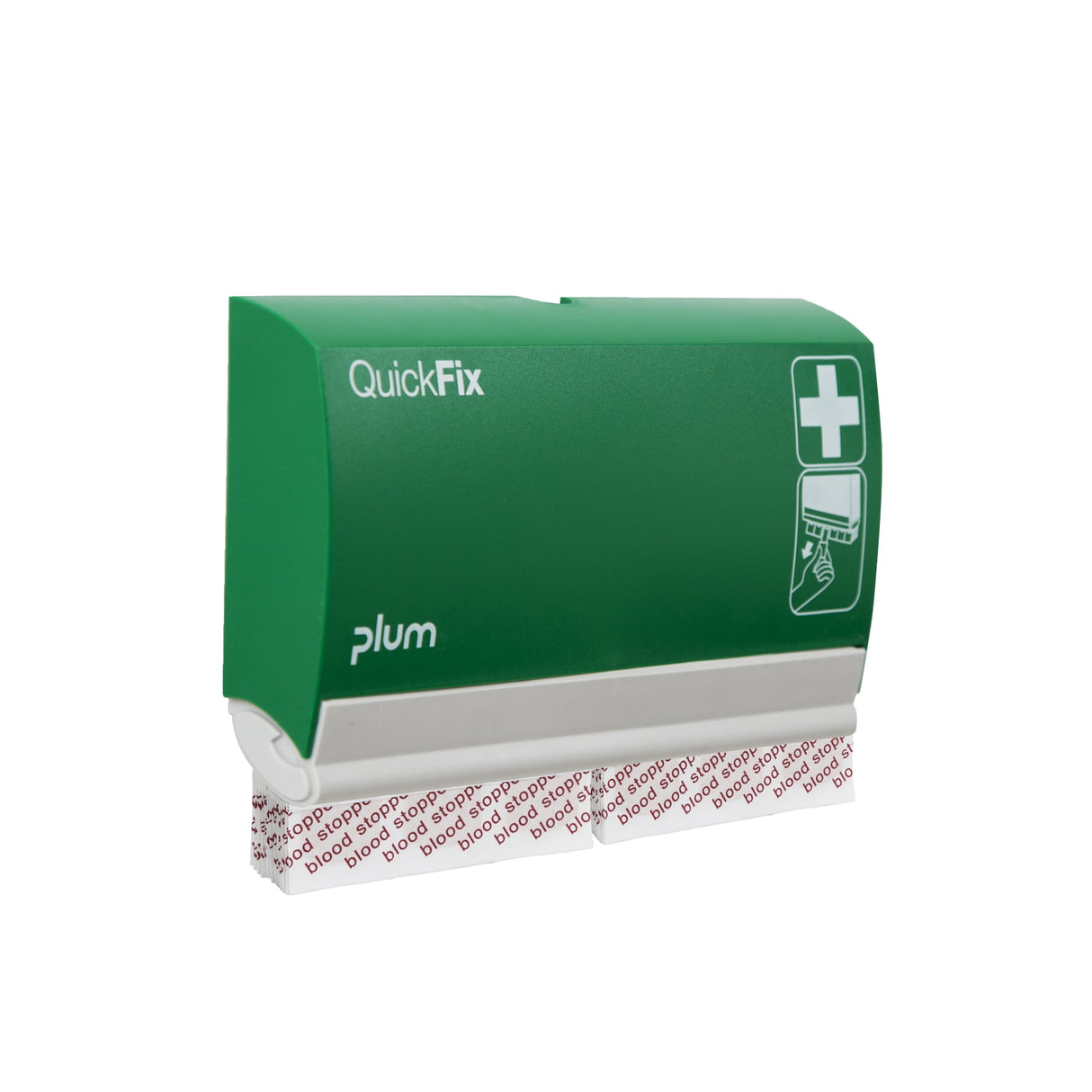 Plum QuickFix Pflasterspender Blood Stopper – mit 90 Pflastern mit Alginatfasern