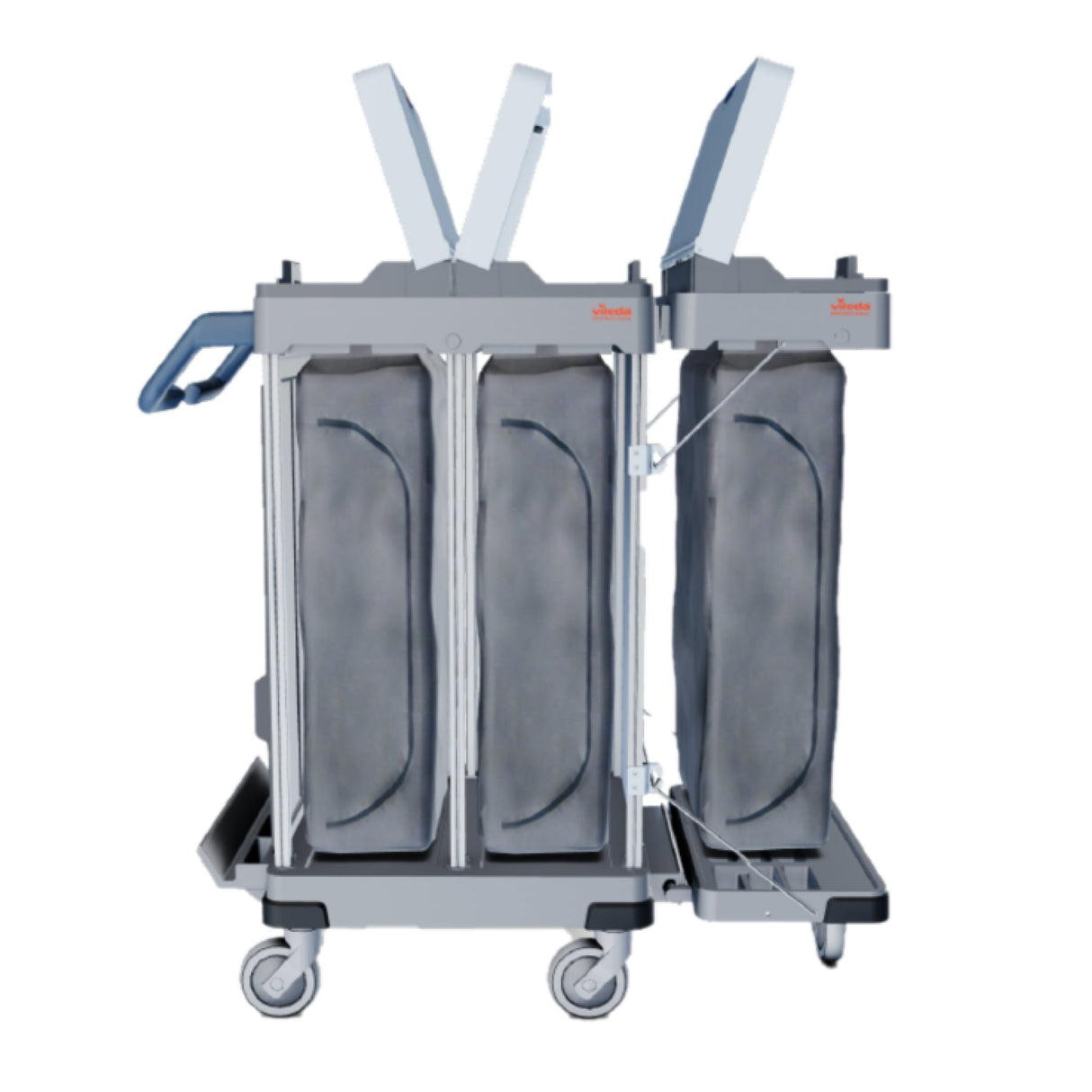 Vileda Professional Origo 2 CX Wäschesammler – vielseitig, mit abklappbarem Abfallbereich – Ansicht 16