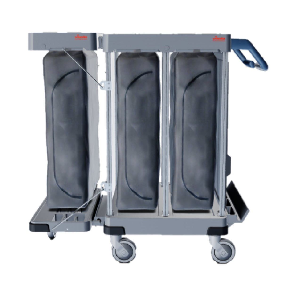 Vileda Professional Origo 2 CX Wäschesammler – vielseitig, mit abklappbarem Abfallbereich – Ansicht 18