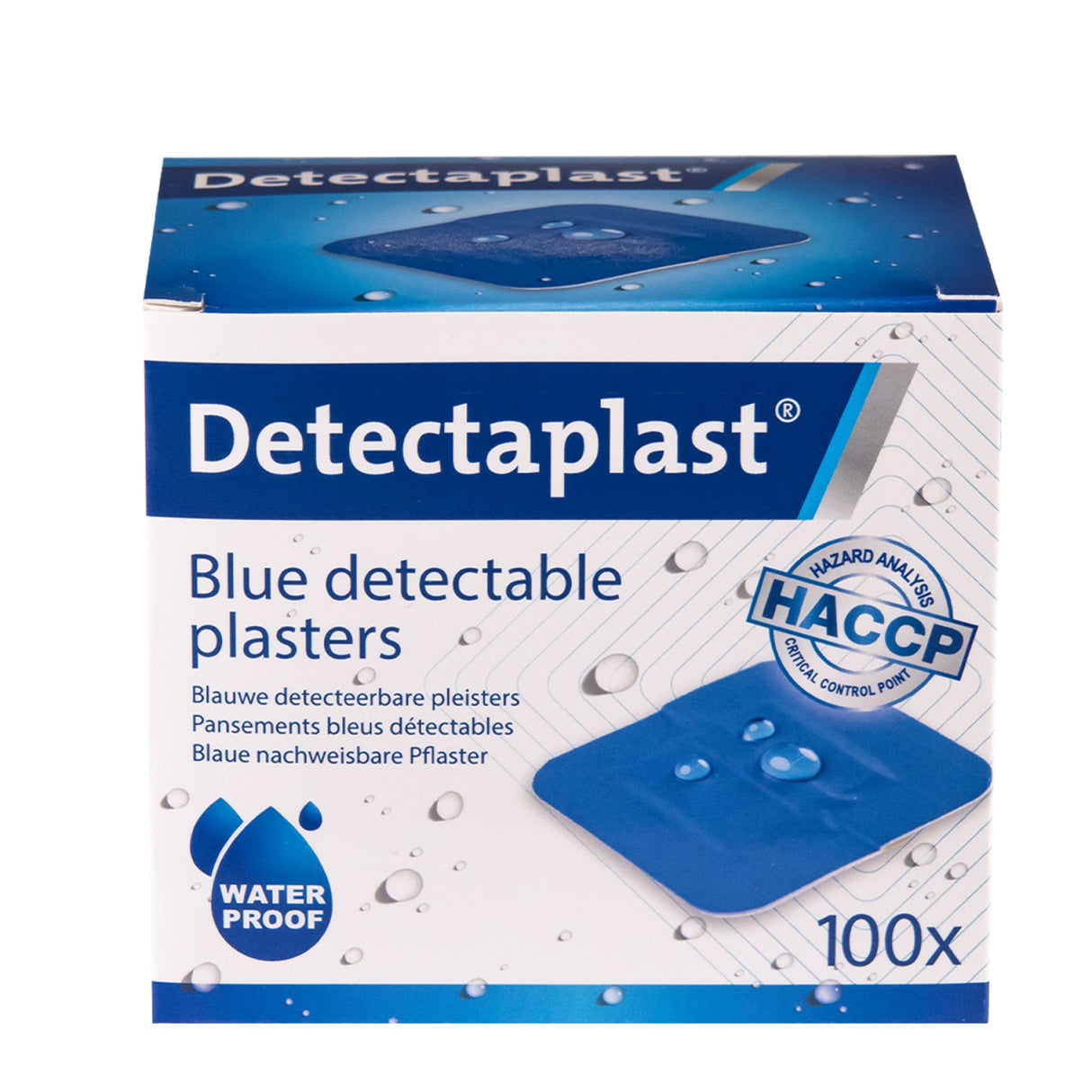 Detectaplast Universal Pflaster, blau – detektierbar, wasser- und schmutzabweisend – Ansicht 12