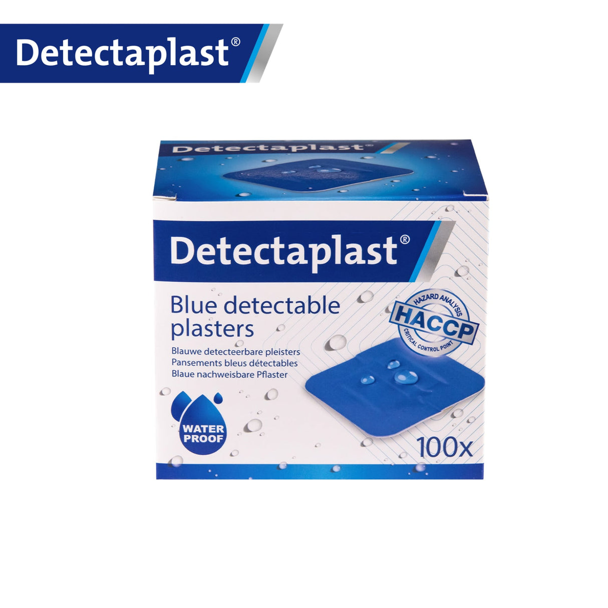 Detectaplast Universal Pflaster, blau – detektierbar, wasser- und schmutzabweisend – Ansicht 13